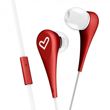 Energy Sistem Earphones Style 1+ 3.5 mm, In-ear/Ear-hook, Microphone, Red