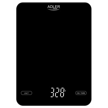 Adler Kitchen Scale AD 3177b Maximum weight (capacity) 10 kg, Accuracy 1 g, Black