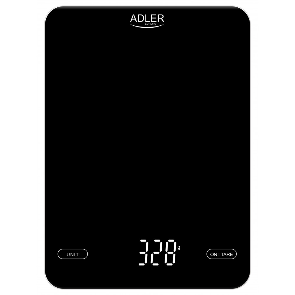 Adler Kitchen Scale AD 3177b Maximum weight (capacity) 10 kg, Accuracy 1 g, Black