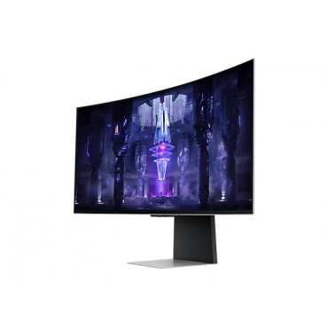 Samsung Curved Monitor LS34BG850SUXEN 34 ", LED, WQHD, 3440 x 1440, 21:9, 0.1 ms, 200 cd/m , Silver, 175 Hz