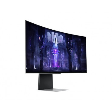 Samsung Curved Monitor LS34BG850SUXEN 34 ", LED, WQHD, 3440 x 1440, 21:9, 0.1 ms, 200 cd/m , Silver, 175 Hz