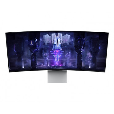 Samsung Curved Monitor LS34BG850SUXEN 34 ", LED, WQHD, 3440 x 1440, 21:9, 0.1 ms, 200 cd/m , Silver, 175 Hz