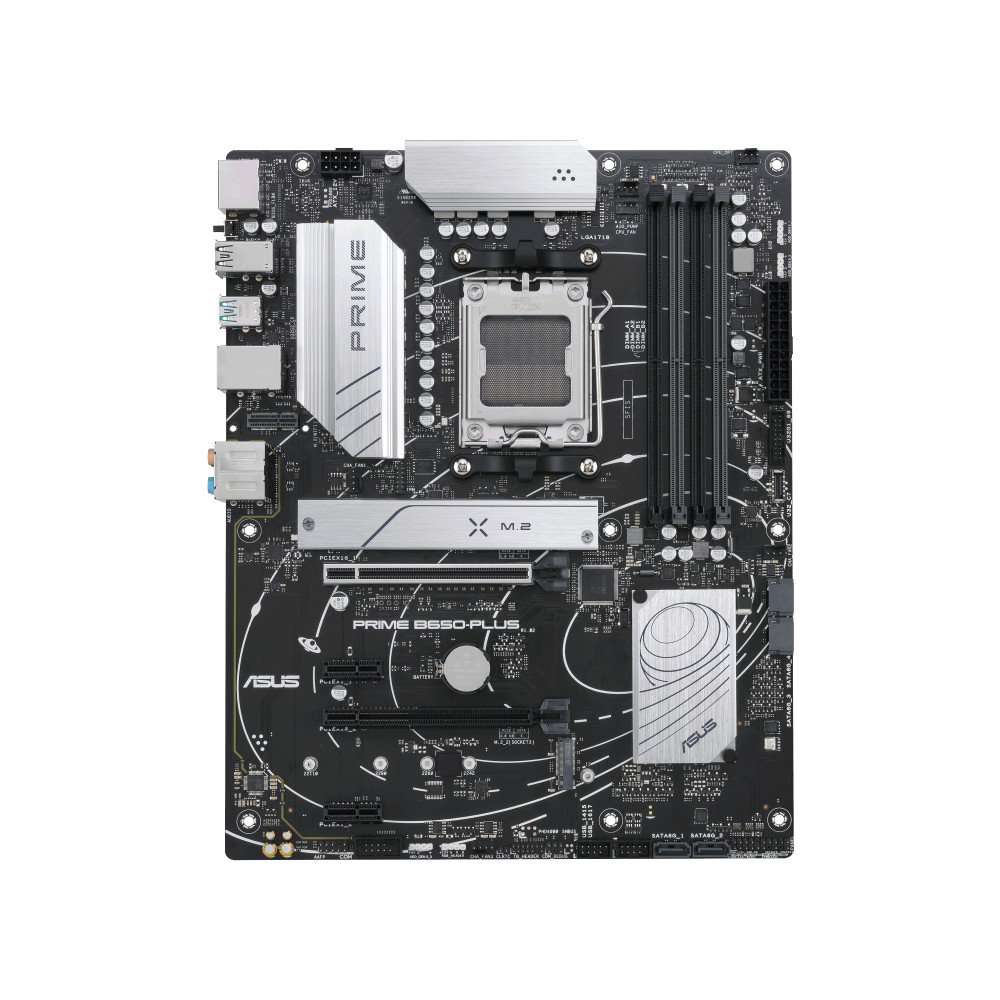 Asus PRIME B650-PLUS Processor family AMD, Processor socket AM5, DDR5 DIMM, Memory slots 4, Supported hard disk drive interfaces