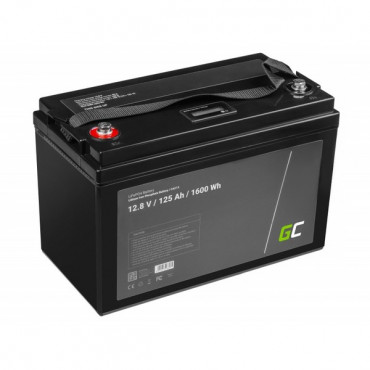 GREEN CELL battery LiFePO4 12/12.8V 125A