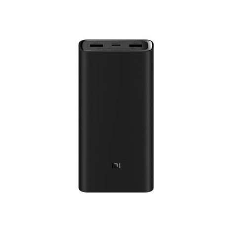 Redmi Fast Charge Power Bank 20000 mAh, Black, 18 W