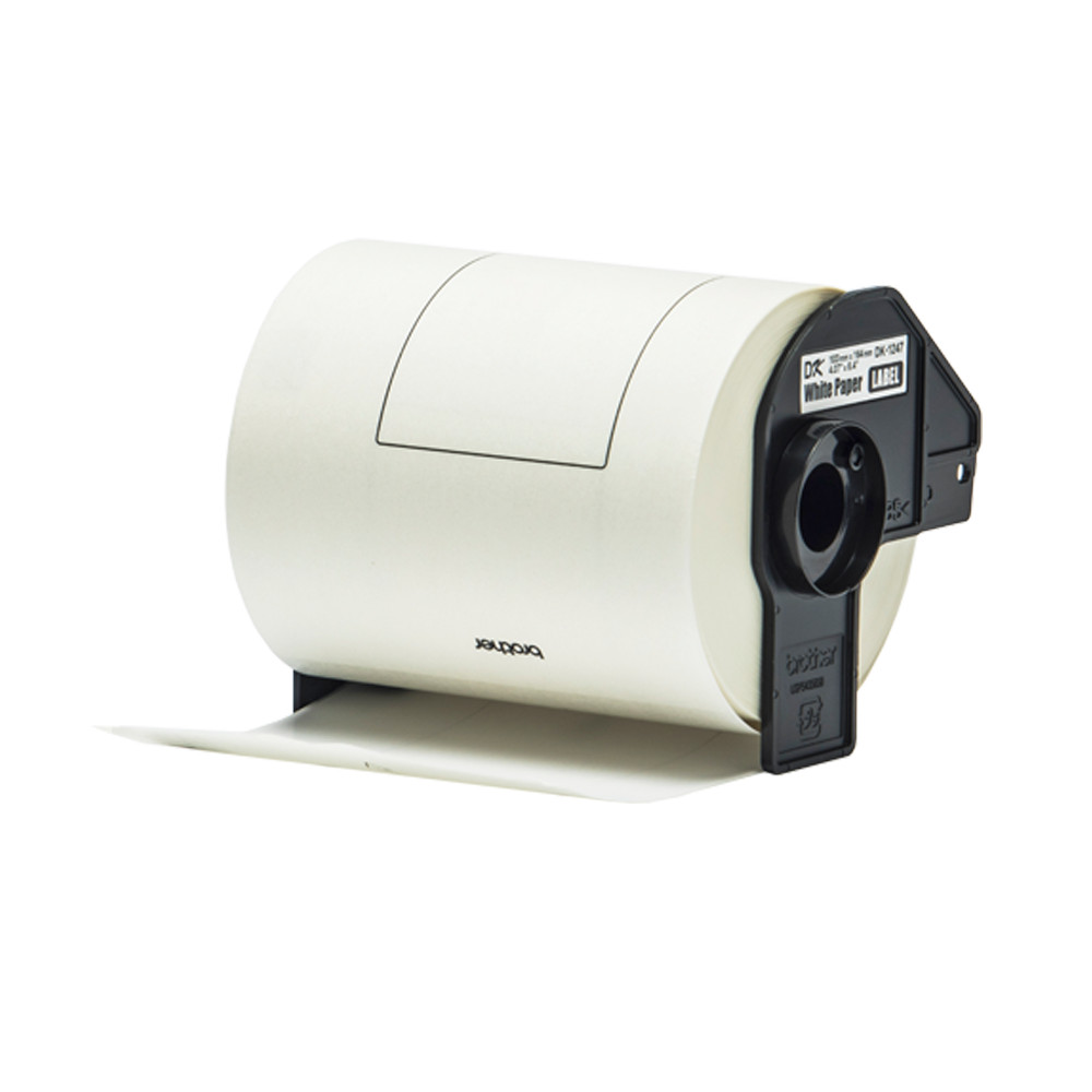 Brother Label Roll DK-11247 Black on White, 10.3 x 16.4 cm, 180 labels per roll