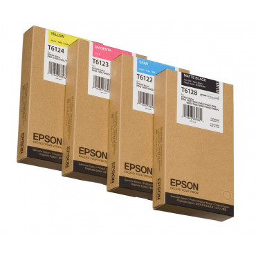 Epson T612400 Ink cartrige, Yellow, Singlepack, 220 ml