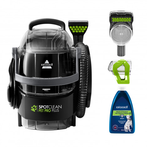 Bissell SpotClean Pet Pro Plus Cleaner 37252 Corded operating, Handheld, Black/Titanium, Warranty 24 month(s)