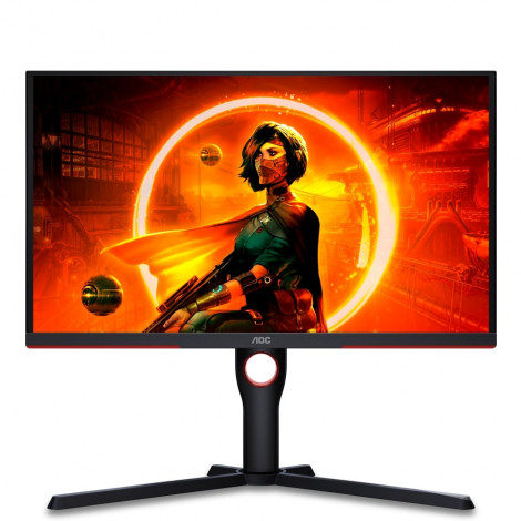 AOC Monitor 25G3ZM/BK 24.5 ", VA, FHD, 1920 x 1080, 16:9, 1 ms, 300 cd/m , Black/Red, 240 Hz, HDMI ports quantity 2