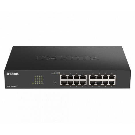 D-Link Smart Managed Switch DGS-1100-16V2 Managed, Desktop, Power supply type External, Ethernet LAN (RJ-45) ports 16