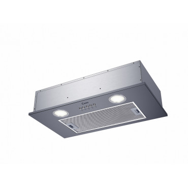 Candy Hood CBG625/1X Wall mounted, Energy efficiency class C, Width 52 cm, 207 m /h, Mechanical, Stainless Steel, LED