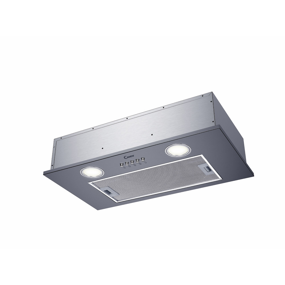 Candy Hood CBG625/1X Wall mounted, Energy efficiency class C, Width 52 cm, 207 m /h, Mechanical, Stainless Steel, LED
