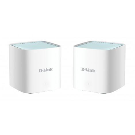 D-Link EAGLE PRO AI AX1500 Mesh System M15-2 (2-pack) 802.11ax, 1200+300 Mbit/s, 10/100/1000 Mbit/s, Ethernet LAN (RJ-45) ports 