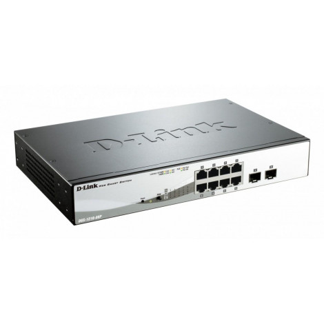 D-Link DGS-1210 Series Smart Managed Gigabit Switches DGS-1210-08P Managed L2, Desktop/Rackmountable