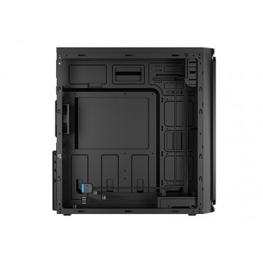 Natec PC case Cabassu G2 Black, Midi Tower, Power supply included No