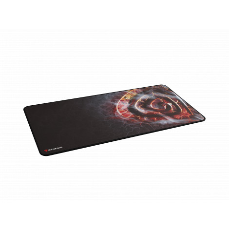 Genesis Mouse Pad Carbon 500 MAXI LAVA G2 Edition, Multicolor, 450 x 900 x 2.5 mm