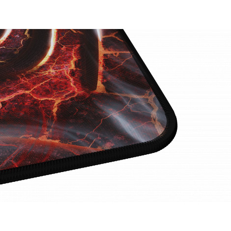 Genesis Mouse Pad Carbon 500 MAXI LAVA G2 Edition, Multicolor, 450 x 900 x 2.5 mm