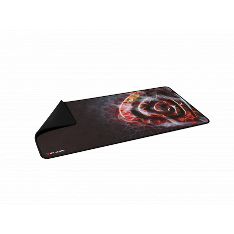 Genesis Mouse Pad Carbon 500 MAXI LAVA G2 Edition, Multicolor, 450 x 900 x 2.5 mm