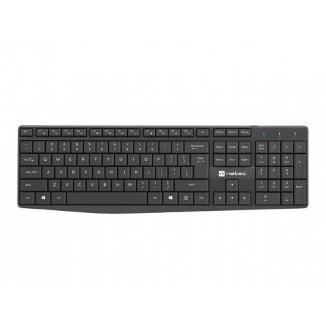 Natec Keyboard and Mouse Squid 2in1 Bundle Keyboard and Mouse Set, Wireless, US, Black