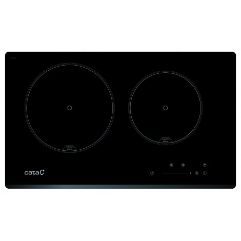 CATA Hob IB 2 PLUS BK/A Induction, Number of burners/cooking zones 2, Touch, Timer, Black
