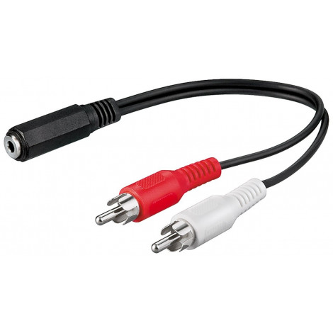 Goobay Audio cable adapter, 3.5 mm 50092