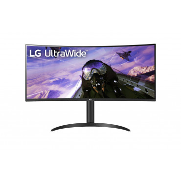 LG Curved UltraWide Monitor 34WP65CP-B 34 ", VA, QHD, 3440 x 1440, 21:9, 5 ms, 300 cd/m , Black, 160 Hz, HDMI ports quantity 2