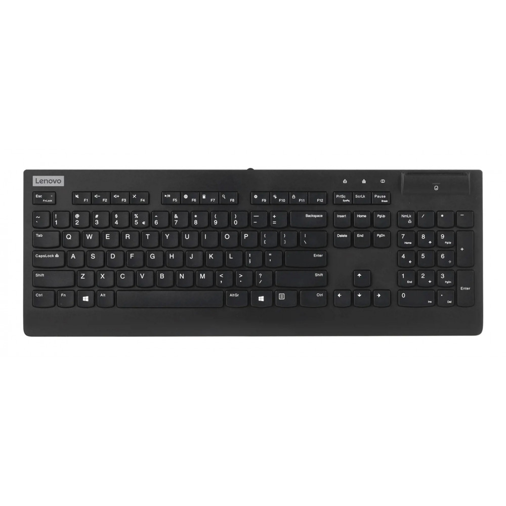 Lenovo Keyboard II Smartcard Black, USB