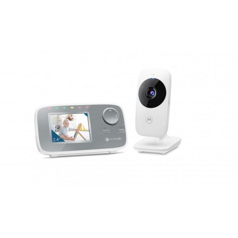 Motorola Video Baby Monitor VM482 2.4" White/Grey