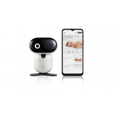 Motorola Wi-Fi HD Motorized Video Baby Camera PIP1010 White/Black