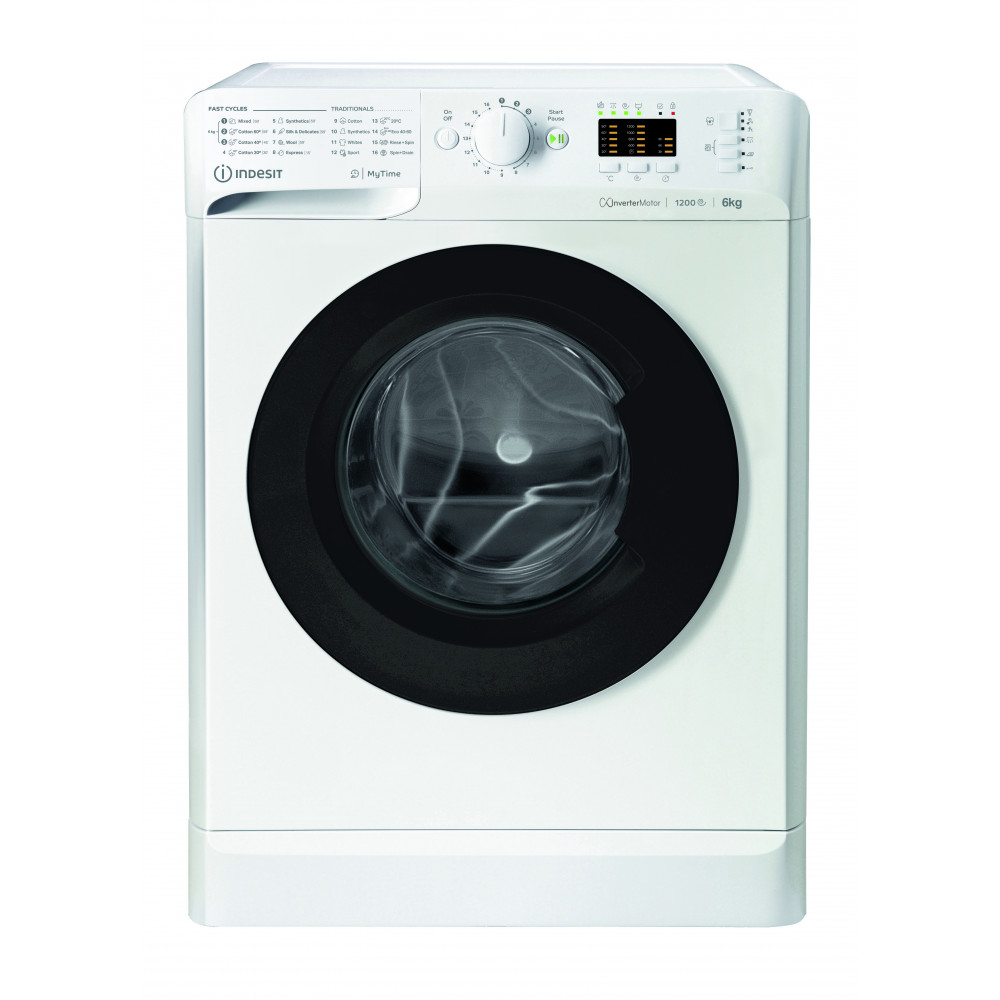 INDESIT Washing machine MTWSA 61294 WK EE Energy efficiency class C, Front loading, Washing capacity 6 kg, 1151 RPM, Depth 42.5 