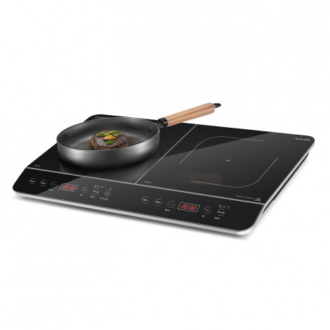 Caso Hob Touch 3500 Induction, Number of burners/cooking zones 2, Touch control, Timer, Black, Display