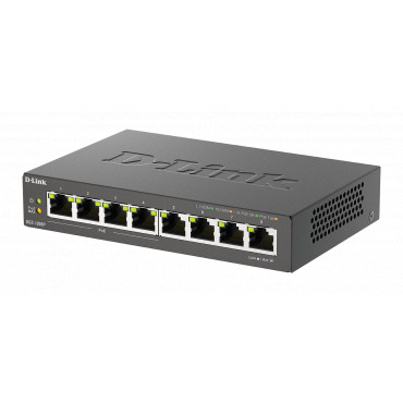 D-Link 8-Port Gigabit PoE Switch DGS-1008P Unmanaged, Desktop