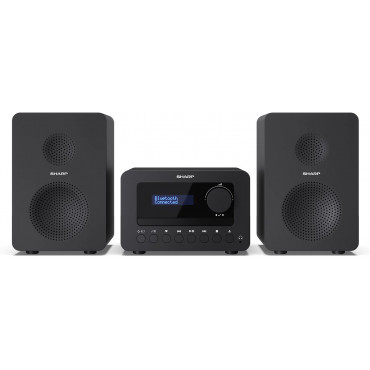 Sharp XL-B520D(BK) Tokyo Hi-Fi Micro System 2.0, FM/DAB/DAB+/USB, CD, Bluetooth 5.0, Aux-in, Black