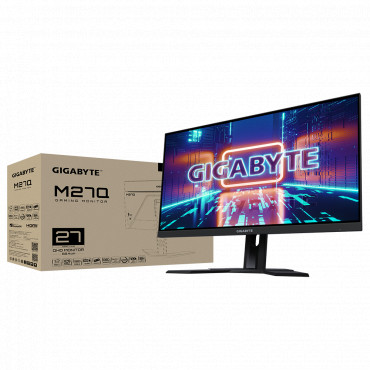 Gigabyte Gaming Monitor M27Q-EK 27 ", QHD, 2 560 x 1440 pixels