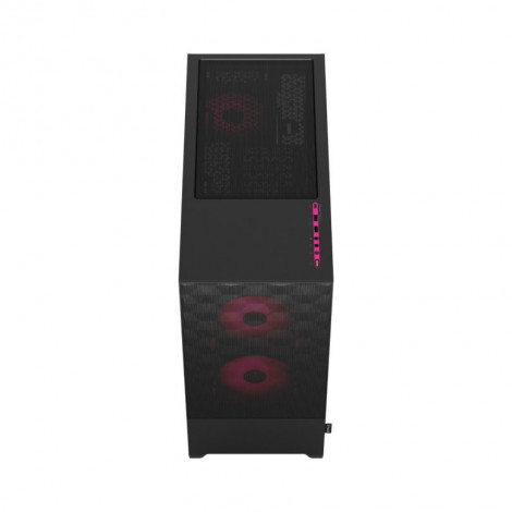 Fractal Design Pop Air RGB Magenta Core TG Clear Tint, ATX, mATX, Mini ITX, Power supply included No