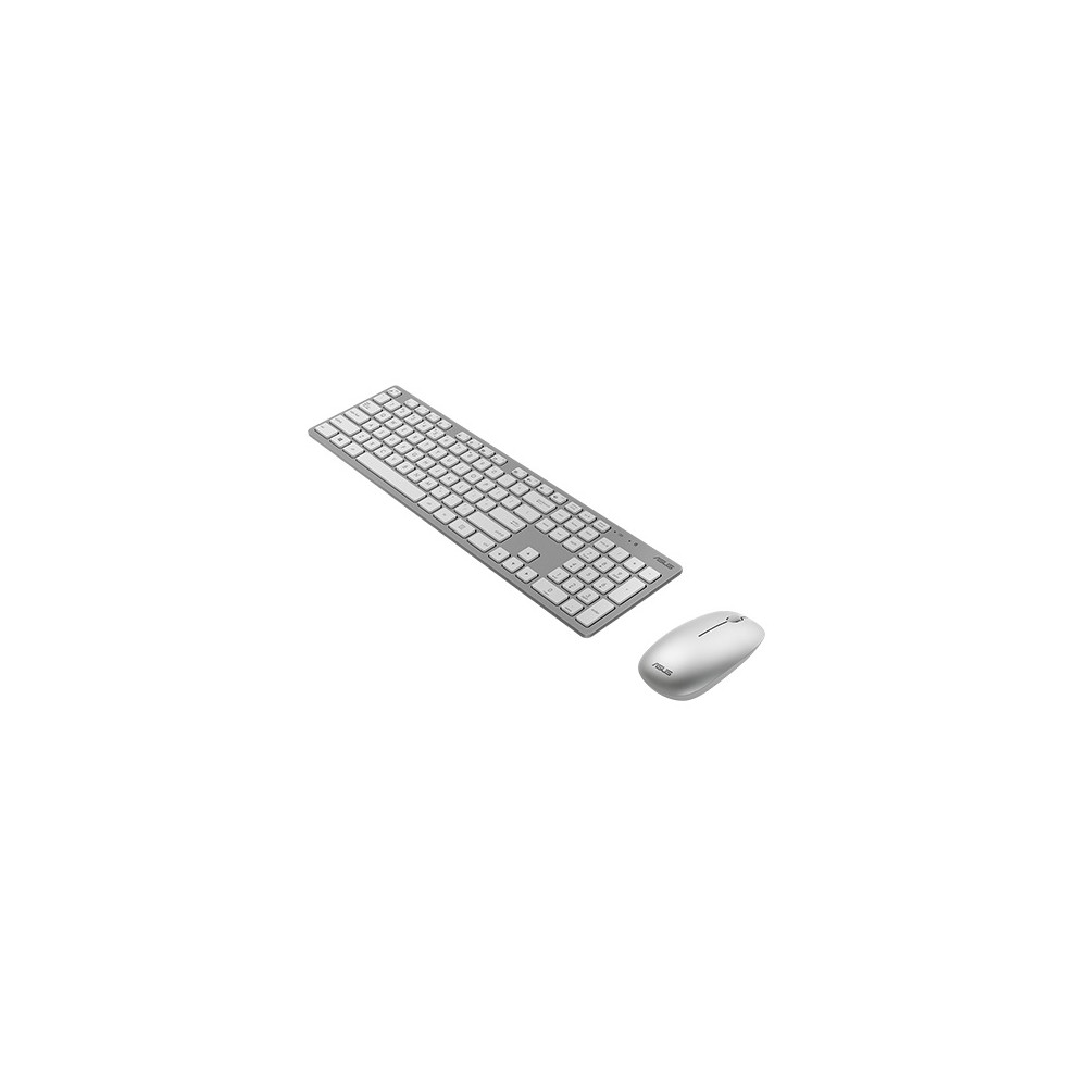 Asus W5000 Keyboard and Mouse Set, Wireless, Mouse included, RU, White