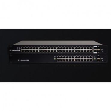 Ubiquiti EdgeSwitch ES-48-500W Web managed, Rackmountable, 1 Gbps (RJ-45) ports quantity 48, SFP ports quantity 2, SFP+ ports qu