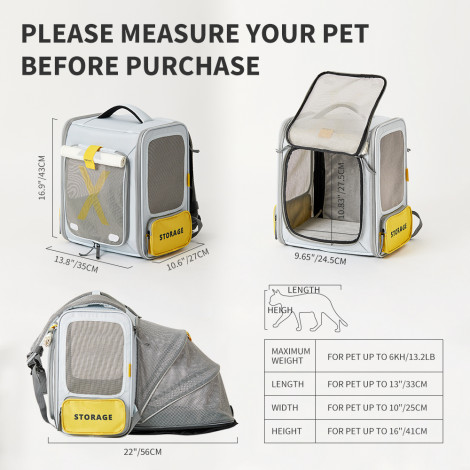 PETKIT Pet Carrier BP3 X ZONE Grey