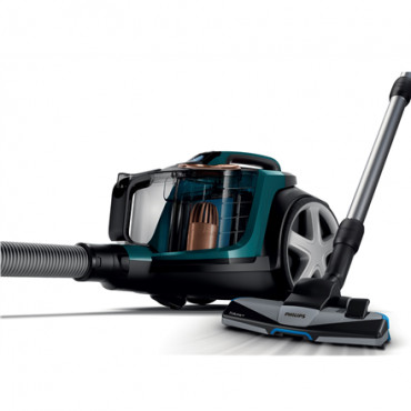 Philips Vacuum cleaner PowerPro Expert FC9744/09 Bagless, Dry cleaning, Power 650 W, Dust capacity 2 L, 76 dB, Green