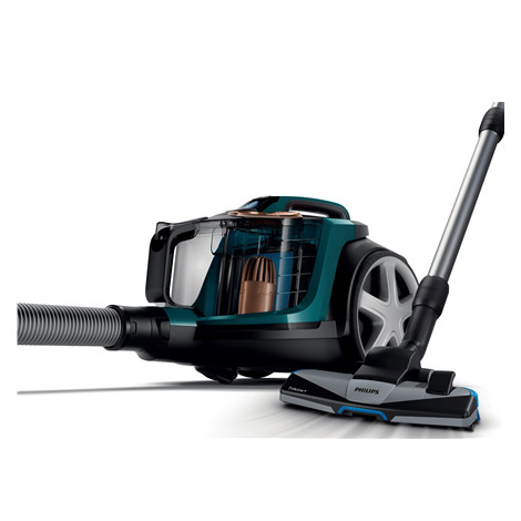 Philips Vacuum cleaner PowerPro Expert FC9744/09 Bagless, Dry cleaning, Power 650 W, Dust capacity 2 L, 76 dB, Green