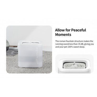 PETKIT Drinking Fountain Eversweet Solo SE Capacity 1.8 L, Filtering, White, Wireless Pump