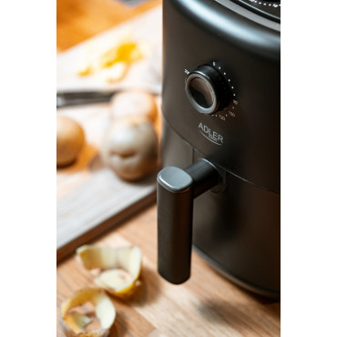 Adler Airfryer AD 6310 Power 2200 W, Capacity 3 L, High-volume hot-air circulation technology, Black