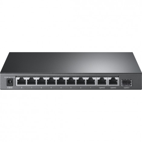 TP-LINK 8-Port 10/100Mbps+3-Port Gigabit Desktop Switch with 8-Port PoE+ TL-SL1311P Unmanaged, Desktop, Ethernet LAN (RJ-45) por