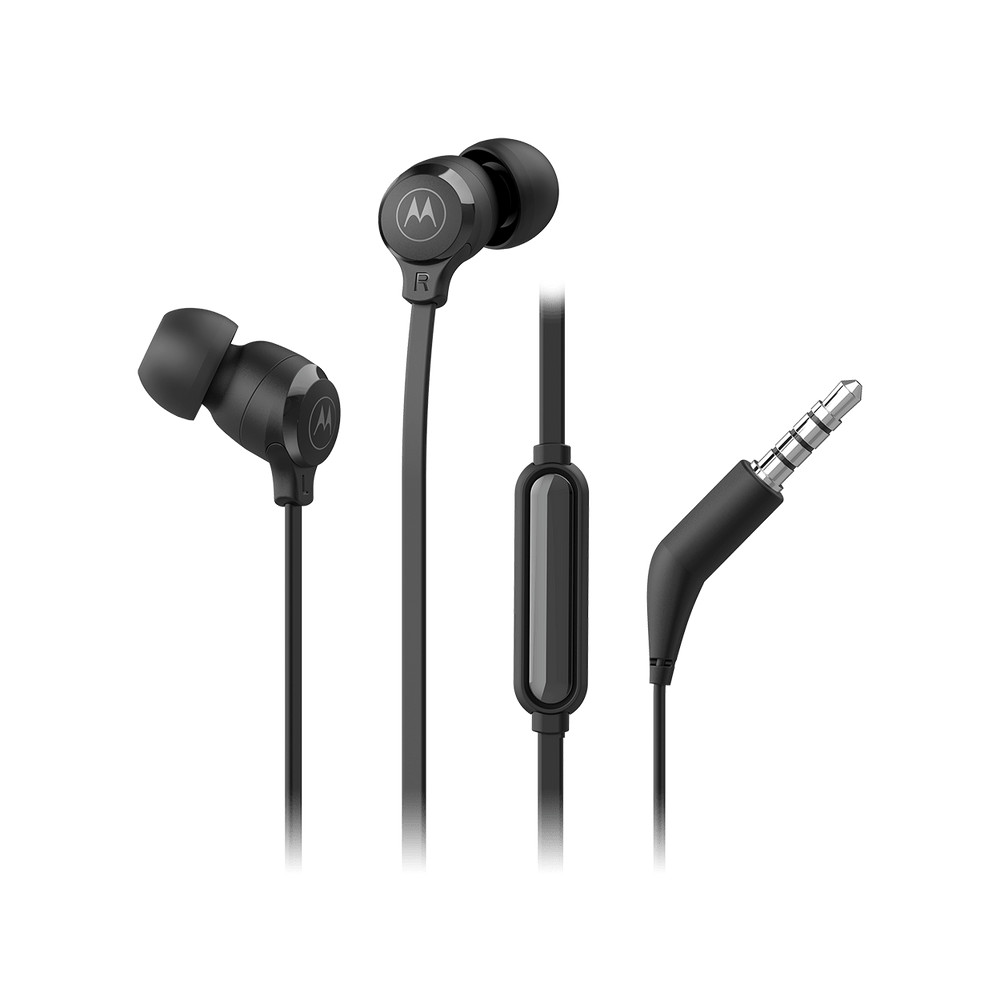 Motorola Headphones Earbuds 3-S Built-in microphone, In-ear, 3.5 mm plug, Black