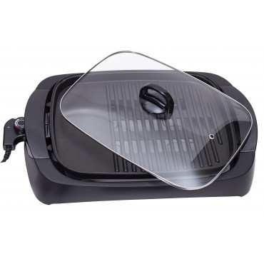 Adler Electric Grill AD 6610 Table, 3000 W, Black, Glass lid