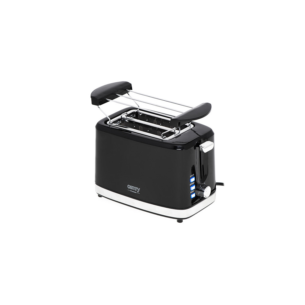 Camry Toaster CR 3218 Power 750 W, Number of slots 2, Housing material Plastic, Black