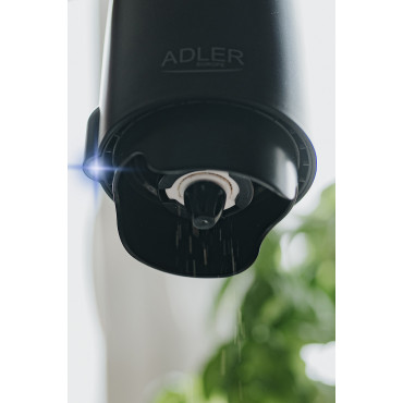 Adler Electric Salt and pepper grinder AD 4449b 7 W, Housing material ABS plastic, Lithium, Matte Black