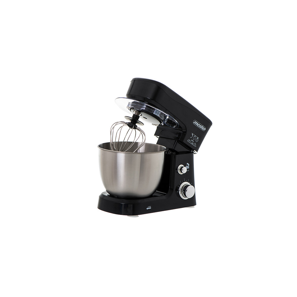 Mesko MS 4217 Food Processor, 1200 W, Number of speeds 6, Stainless steel/Black