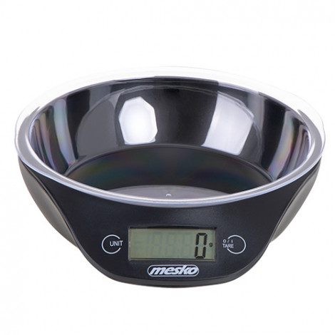 Mesko Kitchen scale with a bowl MS 3164 Maximum weight (capacity) 5 kg, Graduation 1 g, Display type LCD, Black