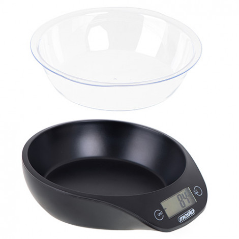 Mesko Kitchen scale with a bowl MS 3164 Maximum weight (capacity) 5 kg, Graduation 1 g, Display type LCD, Black